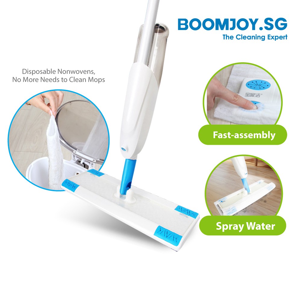 BOOMJOY N5 Nonwoven Disposable Spray Mop Easy to Use Shopee Singapore