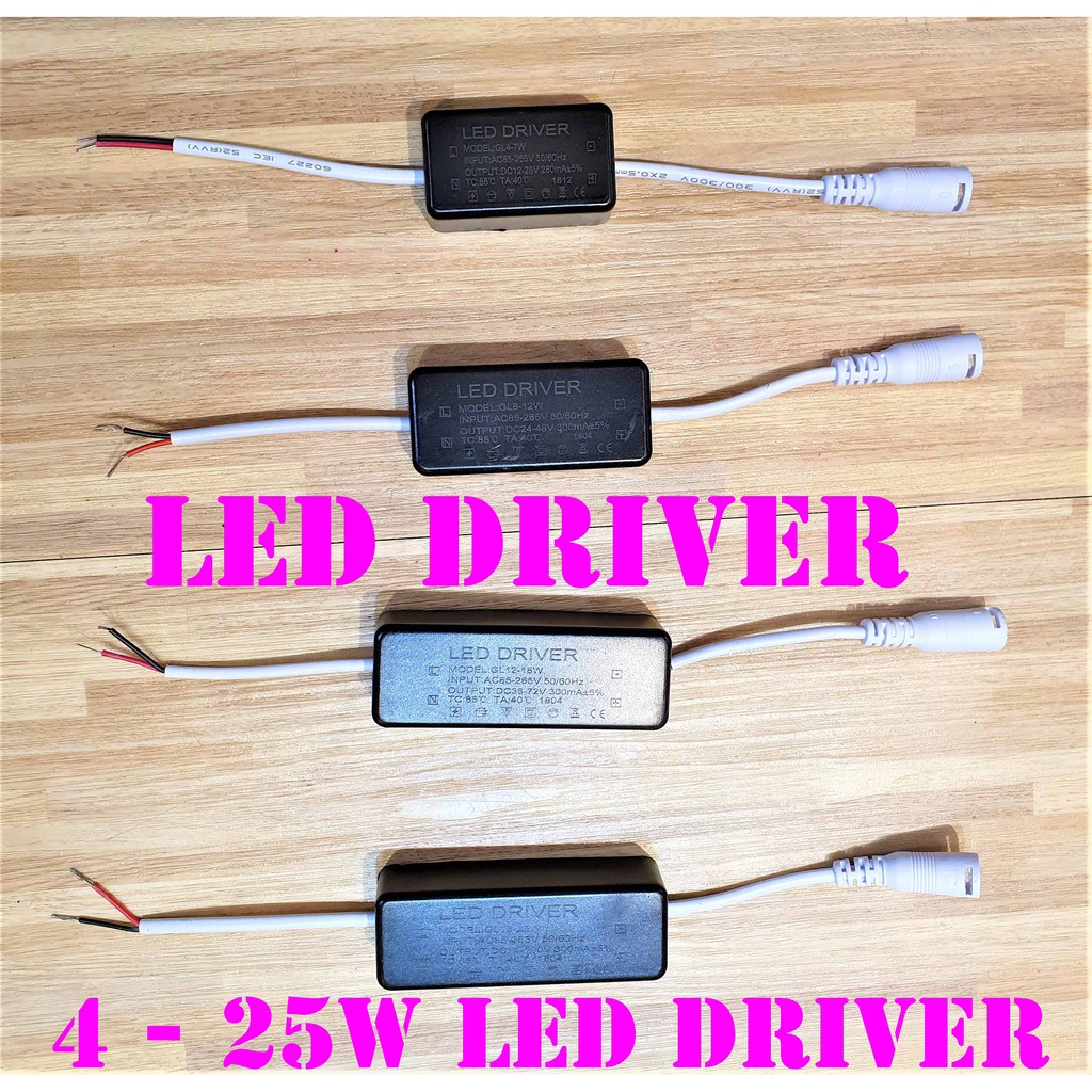 LED Driver SINGAPORE 6W/12W/18W/24W LED Driver 300mA LED Ceiling Light