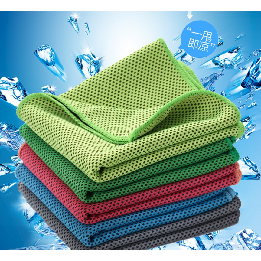 SG Seller] Quick Absorbent Cooling Ice Towel /Microfiber Gym sport towel |  Shopee Singapore