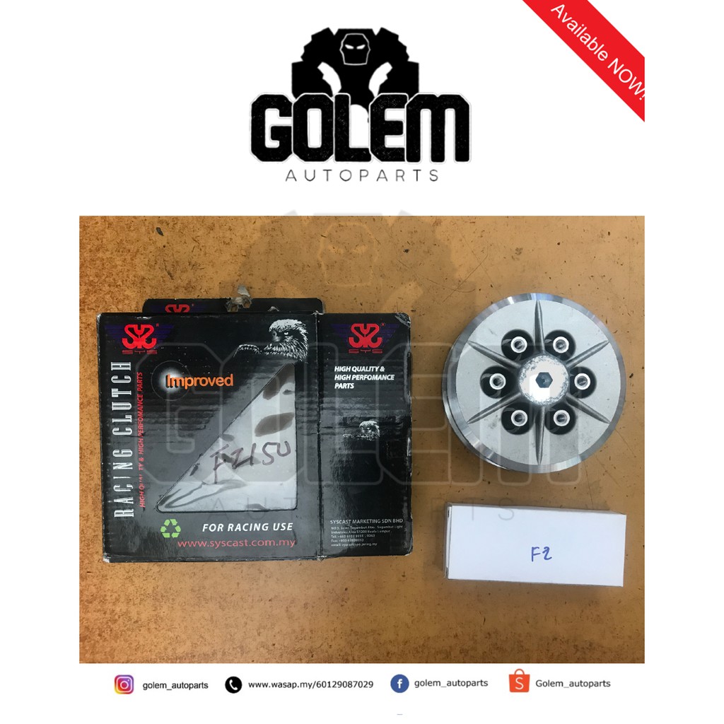 Fz150 Hyper Clutch Set 6spring Sy Shopee Singapore