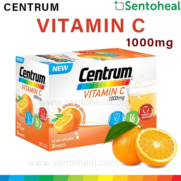 Centrum Vitamin C 1000mg Orange 30 packets Shopee Singapore