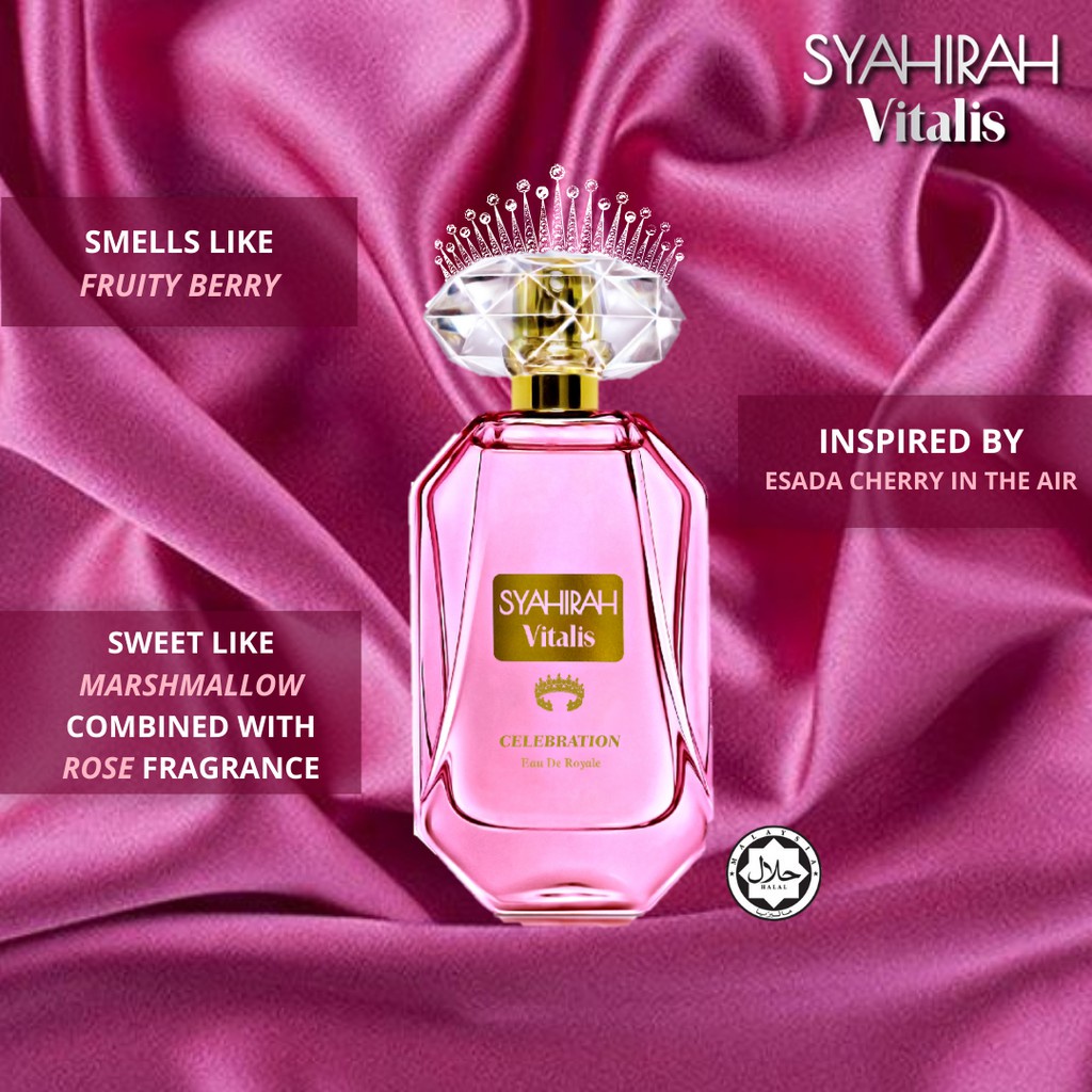 szindore perfume Syahirah Vitalis Eau De Royale Celebration 50ml