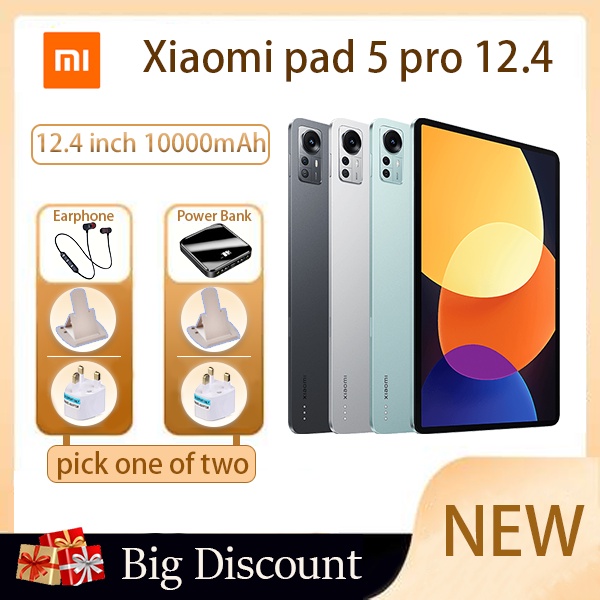Xiaomi pad 5 pro 12.4 ” / xiaomi pad 5pro 12.4inch 10000mAh 67W snapdragon 870 xiaomi mi pad 5