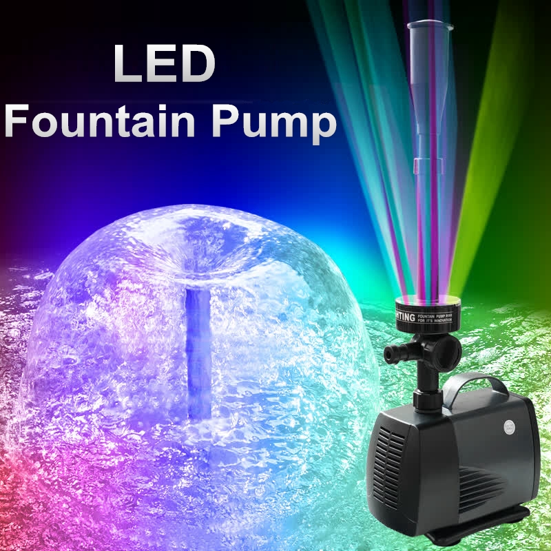 40W LED Aquarium Submersible Water Pump Fountain Decoration With
