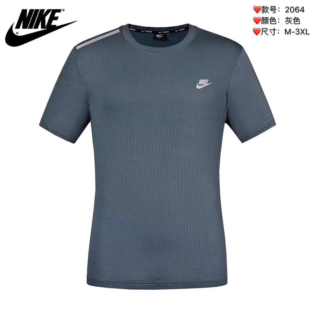 Summer new Nike men breathable and quick-drying sports short-sleeved T-shirt  fitness running comfortable sweat shirt men wear | Shopee Singapore