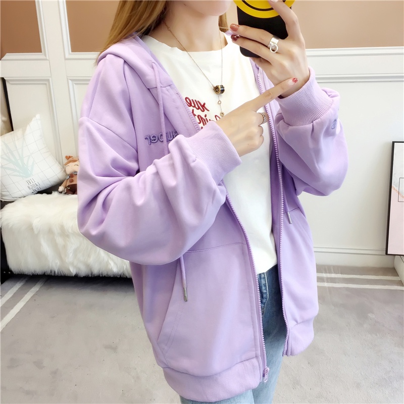 Tfl Dream Sweater Jacket Women Korean Long Sleeve Zipper Jacket Plus Size Baju Sejuk Wanita Korean Cotton Sweaters Perempuan Shopee Singapore