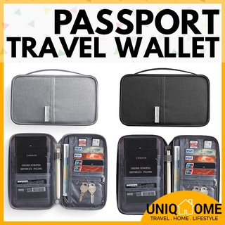UniqHome Travel passport cover wallet pouch