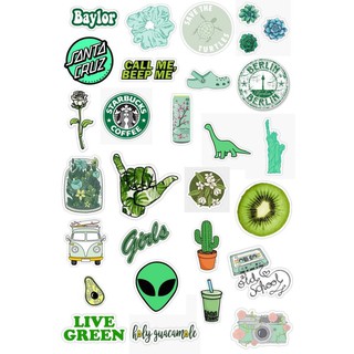 tumblr aesthetic stickers hp stickers laptop stickers no cutting stickers shopee singapore