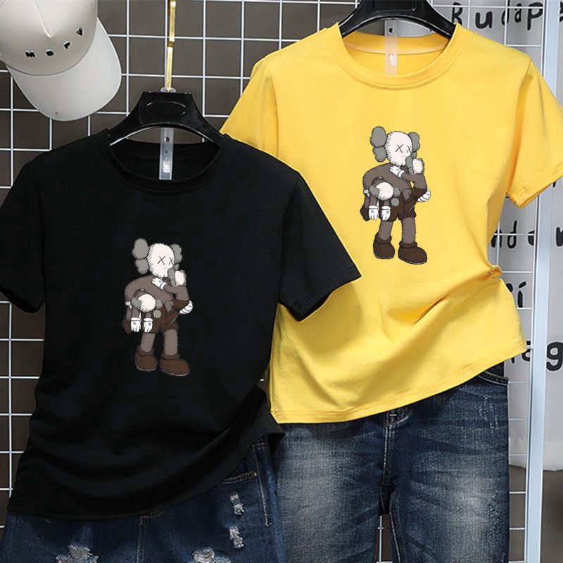 Kaws Uniqlo T Shirt Plus Size T Shirts Letter Printed Fashion Women Shopee Singapore
