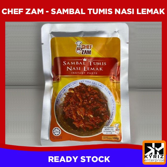 Pes Segera Segera Sambal Tumis Fat Rice Instant Paste Chef Zam Shopee Singapore