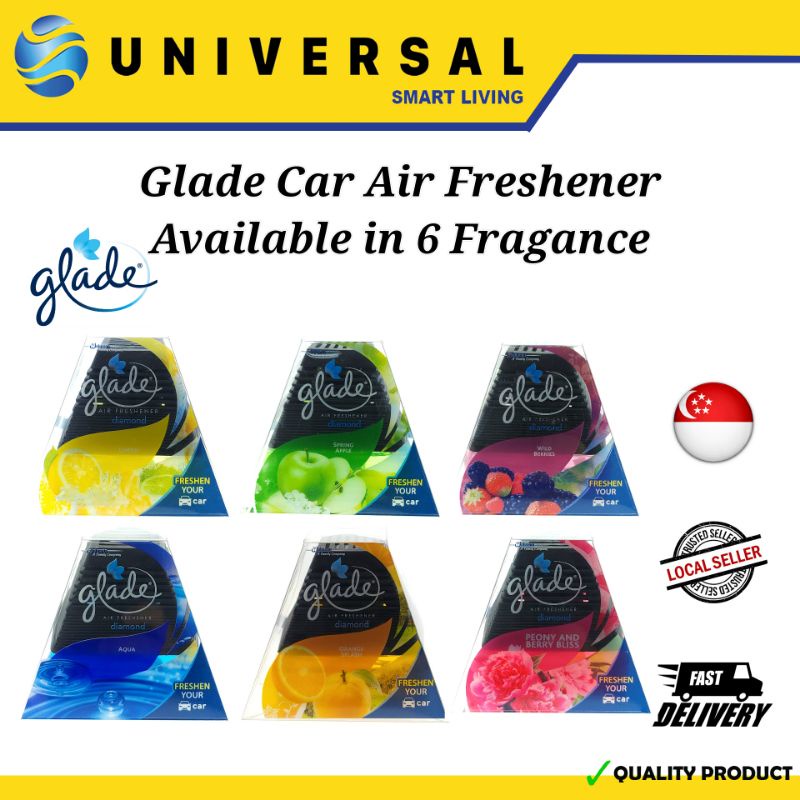[SG SHOP SELLER] Glade Car Air Freshener Available in 6 Fragance