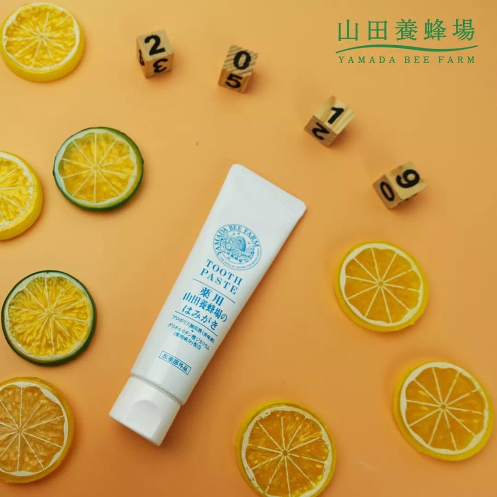 Yamada Bee Farm Propolis Toothpaste Healthy Teeth Fresh Breath Medicinal Use 山田養蜂場 日本 Yamadabeefarm Made In Japan Direct From Japan Shopee Singapore