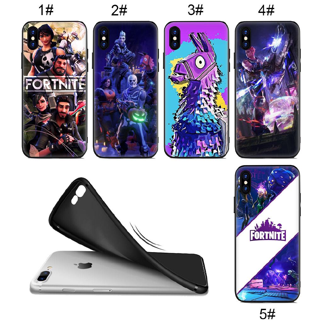 Soft Case Iphone Xs Max Xr 8 7 Plus 6 6s 5s Se Fortnite Game - 