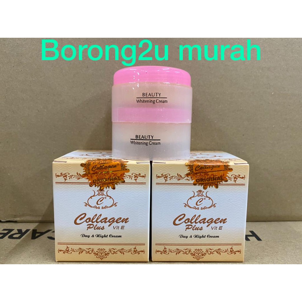 Shop Malaysia Cpve Collagen Plus Vit E Krim Set Collagen Vitamin E Shopee Singapore