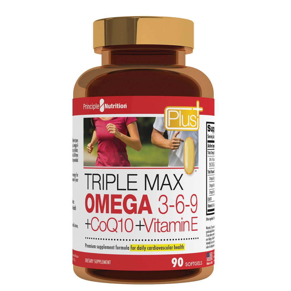 CoQ10 + Vitamin E + Omega 369 PN Triple Max Shopee