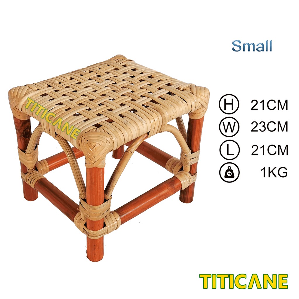 foot stool hayu rattan stool rattan rattan hiking 93 hayu rattan  branch rattan 93 small hayu 93