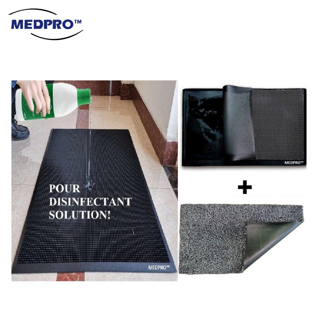 MEDPRO™ Shoe Sanitizer Mat Shoe Disinfectant Dispensing Tray Mat