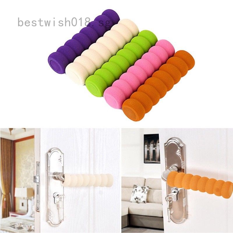 Bestwish018 Safety Foam Rubber Door Handle Doorknob Protective