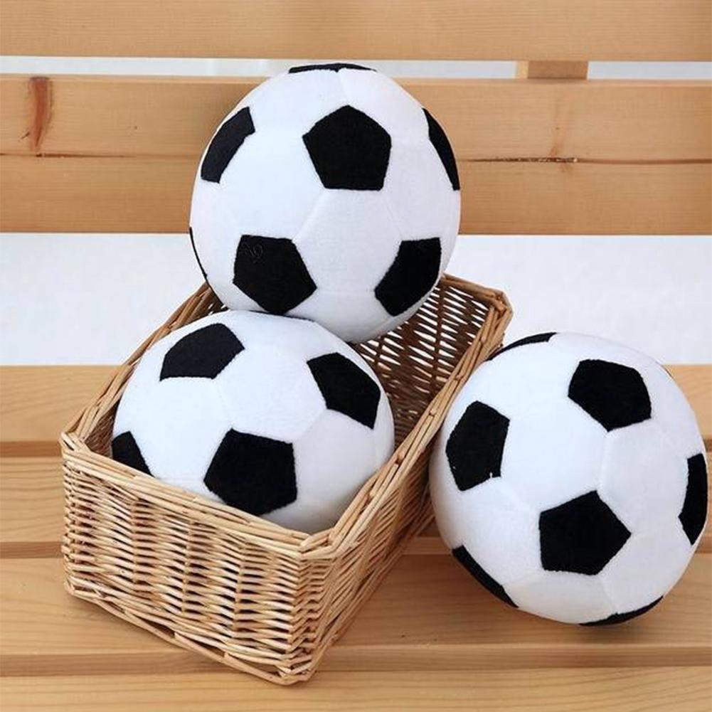 Soccer Sports Ball Throw Pillow Stuffed Soft Plush Toy For Toddler Baby BoysL6J6