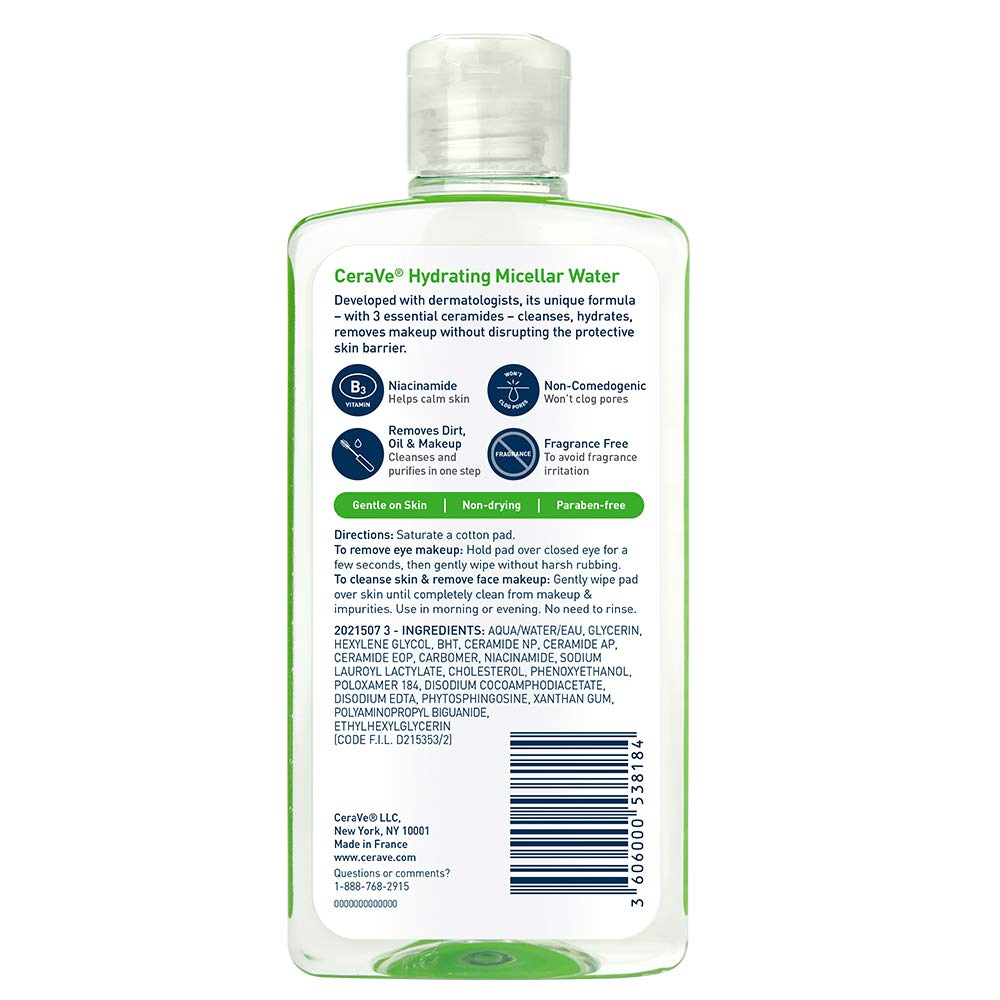micellar cleansing water cerave