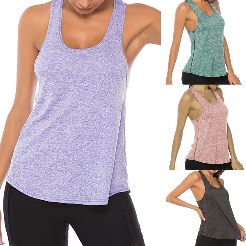 Women Fashion Casual Yoga Tank Tops 