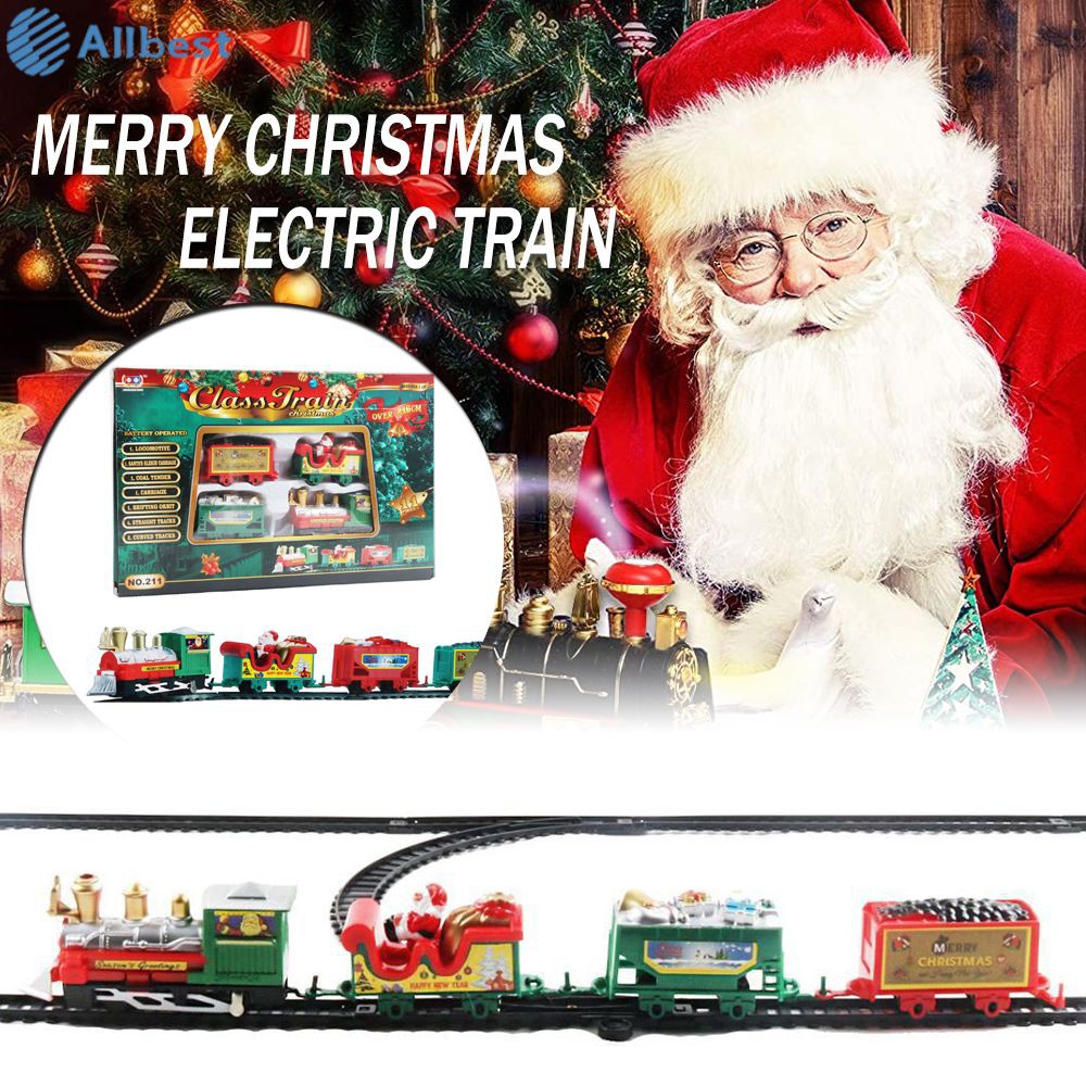 Christmas Electric Train Mini Santa 