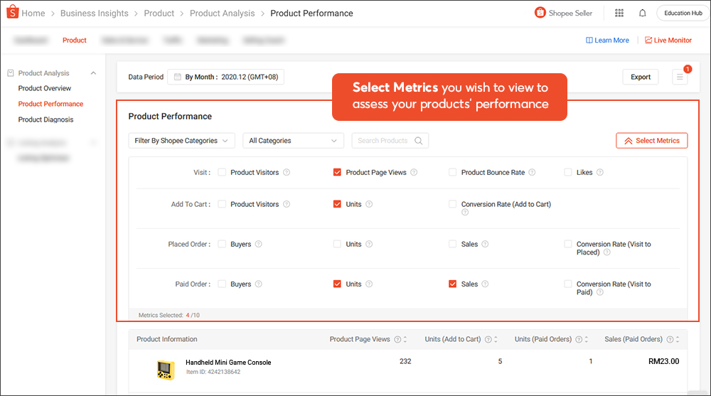 Analysing product performance | MY Seller Education [Shopee]