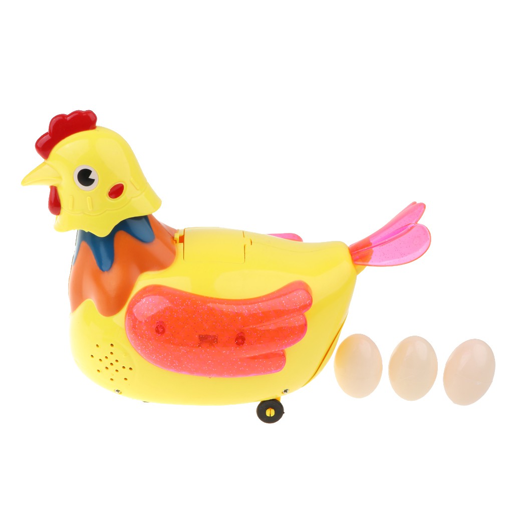 egg laying chicken toy