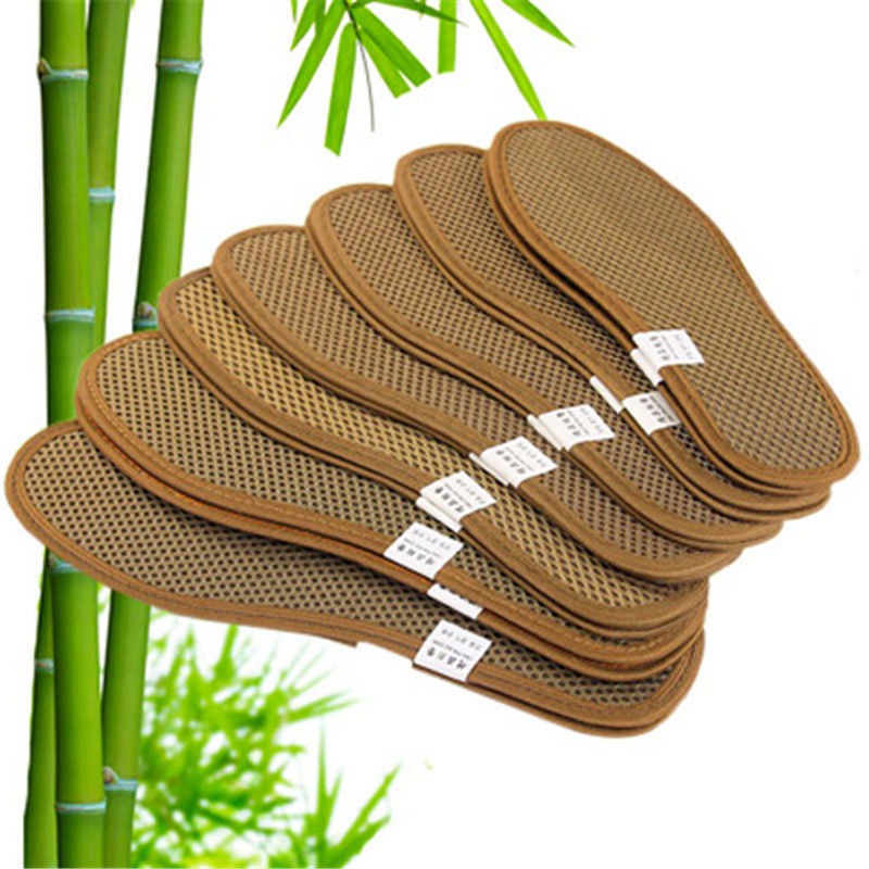 Bamboo charcoal flax insole sports insole mint insole deodorization, sweat absorption and ventilation for men and women