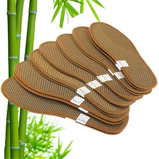 Bamboo charcoal flax insole sports insole mint insole deodorization, sweat absorption and ventilation for men and women #0