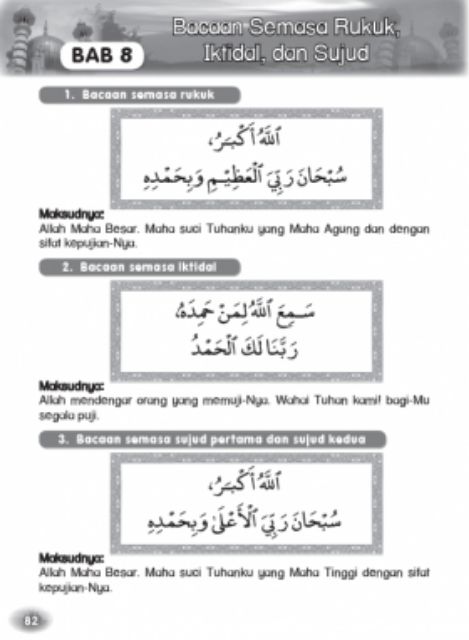 Bacaan Tasbih Rukuk Dan Sujud