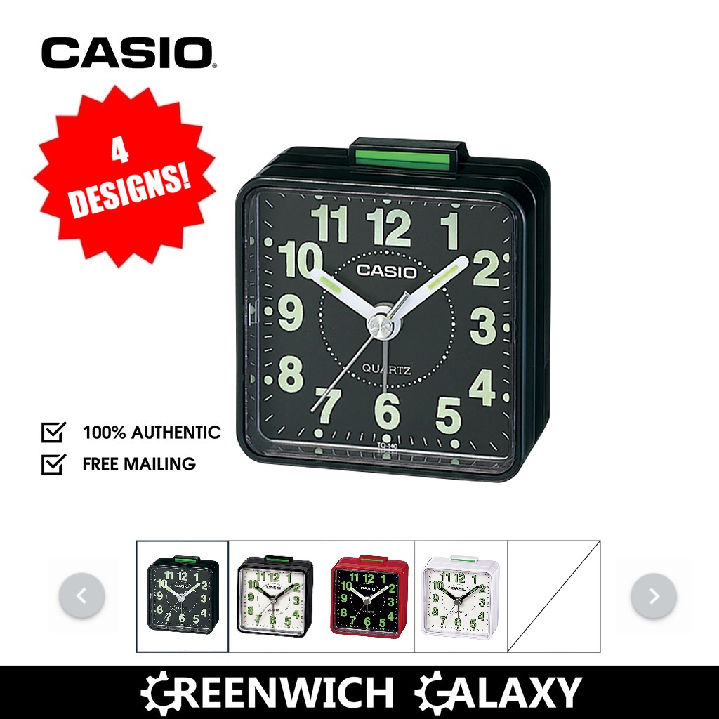 Casio Table Alarm Clock (TQ140 Series) Shopee Singapore