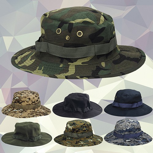 woodland camo boonie hat