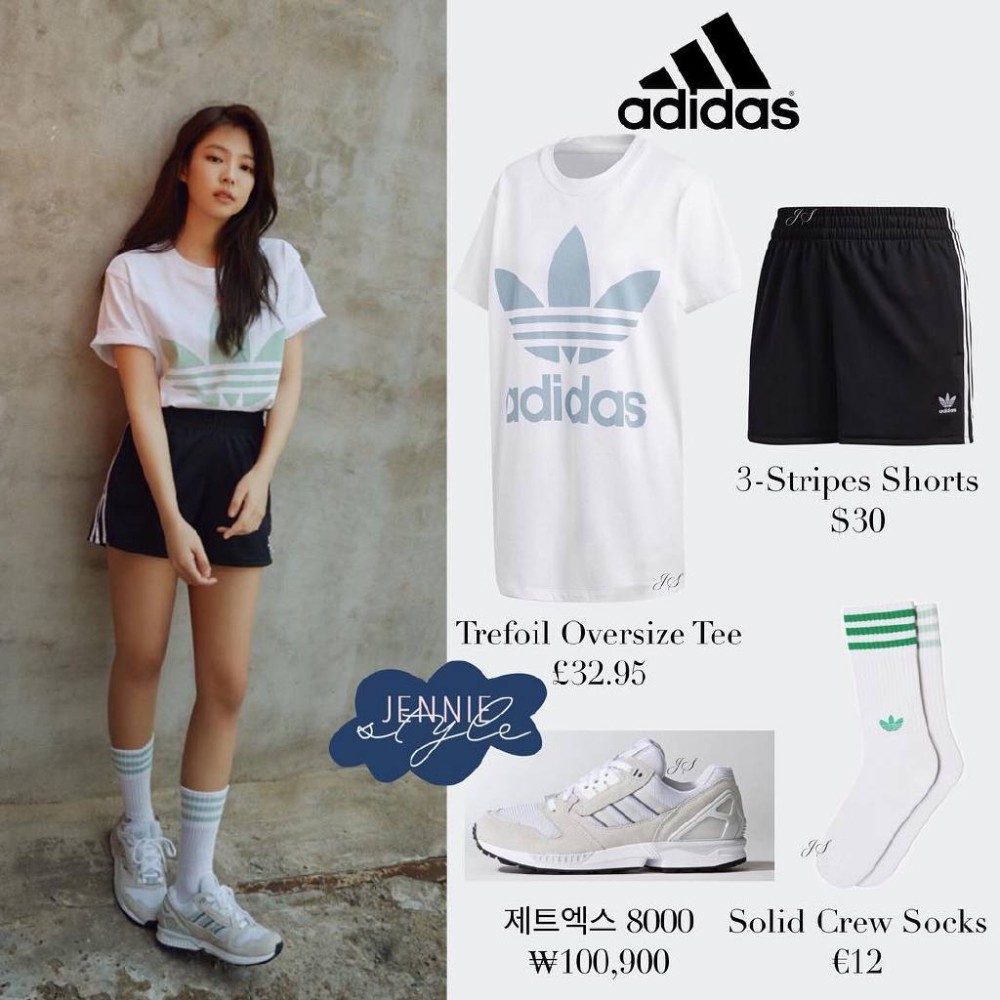 adidas trefoil oversized t shirt