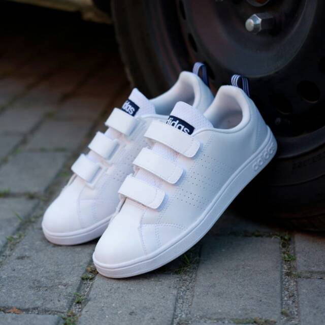 adidas neo advantage white navy