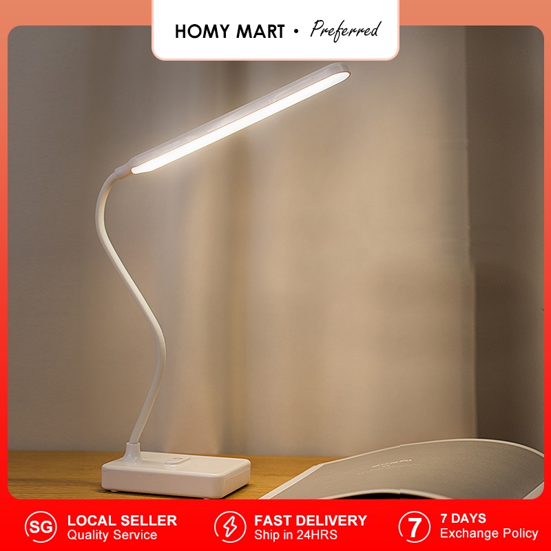 【SG Seller】Rechargeable LED Table Lamp Study Lamp Desk Lamp Portable