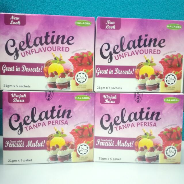 HALAGEL Gelatin (HALAL) Shopee Singapore