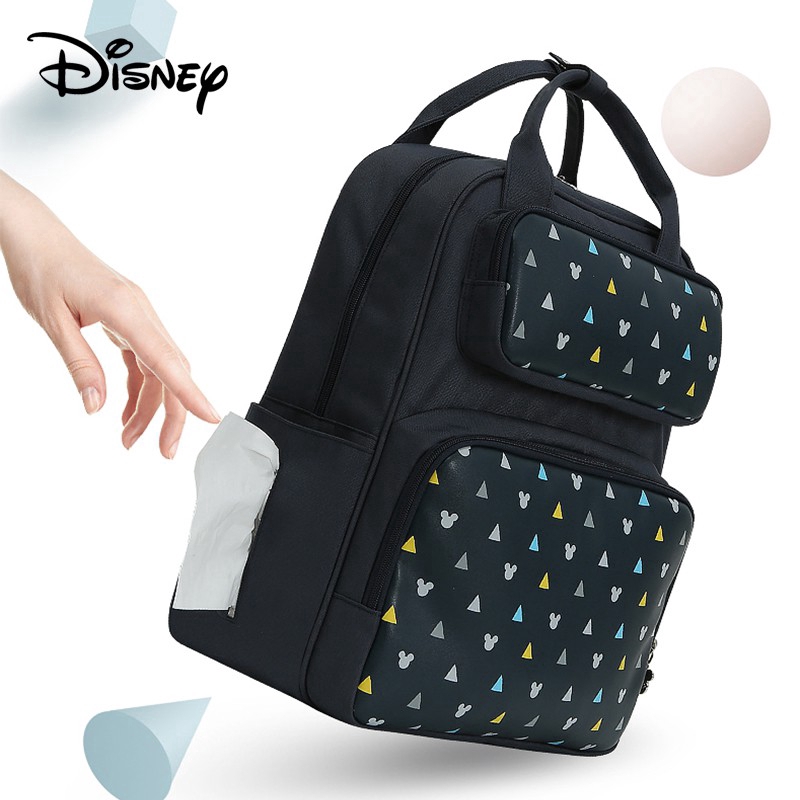 Disney Disney Mummy Bag Large Baby Mickey Mouse Diaper Bag Travel Backpack Nursing Bags For Baby Care Shopee Singapore