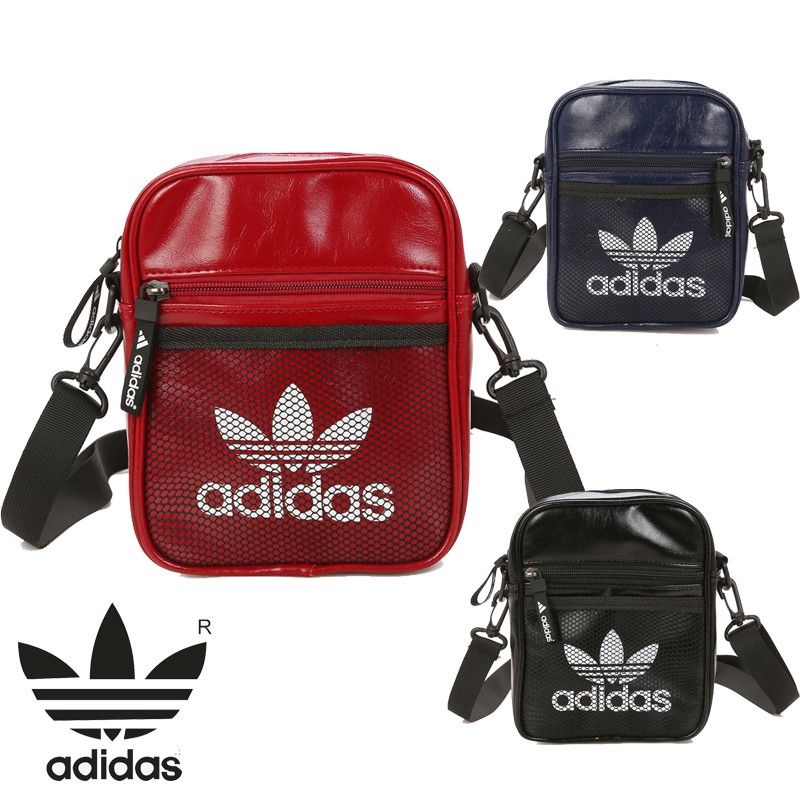 adidas leather purse