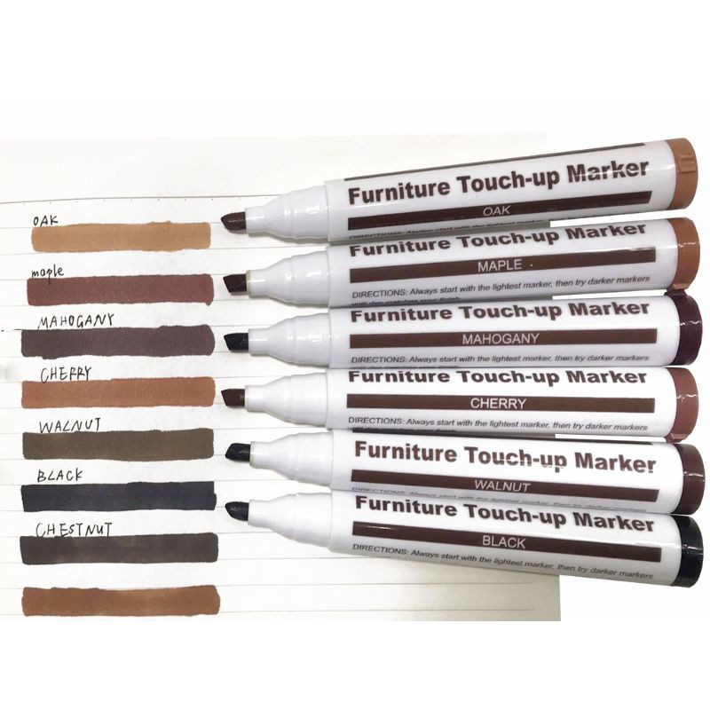 Wood Repair System Kit Filler Sticks, Gray Furniture Paint Pen