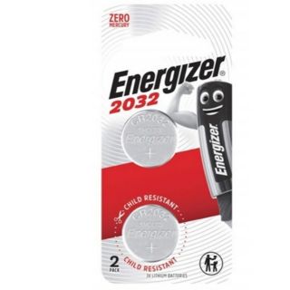 Energizer CR2032 Lithium Batteries (1Card 2pcs)
