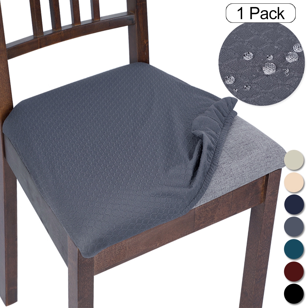 Stretch Elastic Dining Room Chair Seat Covers Universal Removable Washable Chair Seat Cushion Slipcover Fashionqueen1ph Shopee Singapore