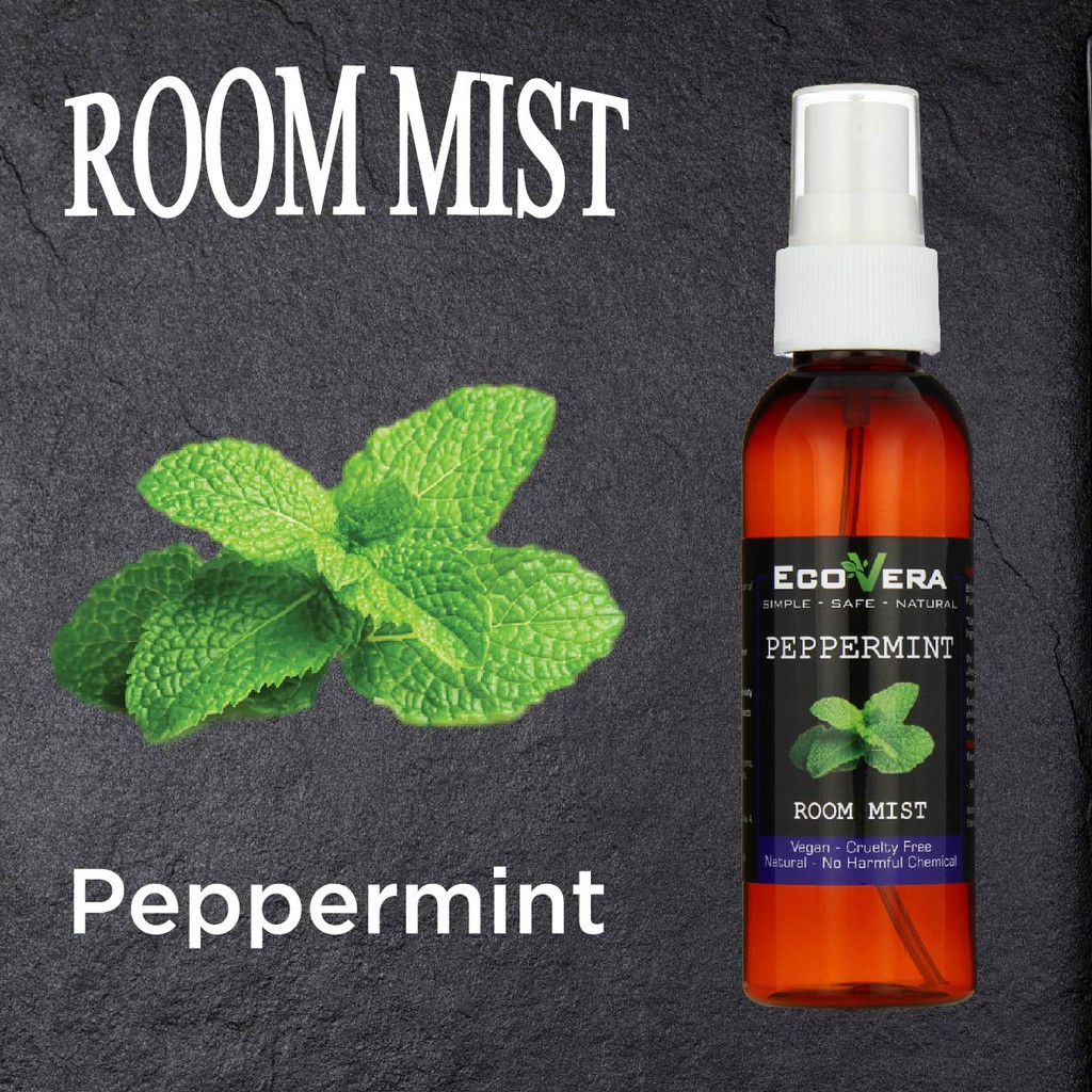 Peppermint Linen and Room Spray, Natural Aromatic Mist, Relax Your Body