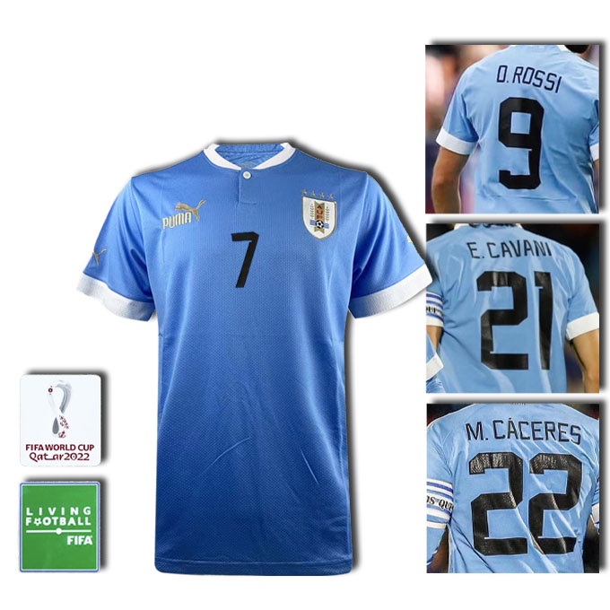 Brand New Puma URUGUAY 2022 World Cup Home Soccer Jersey Football Shirt  770284