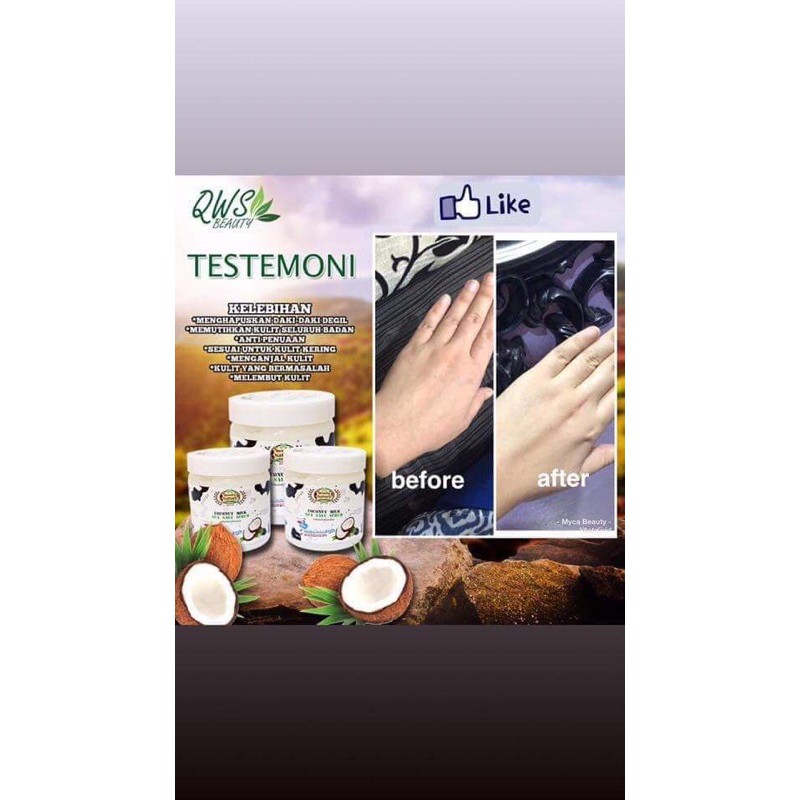 Coconut Milk Scrub Ready Stock Shopee Singapore