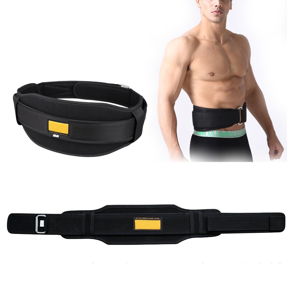 Neoprene Weight Lifting Belt Gym Fitness Wide Back Support Training Train Belt | Shopee Singapore