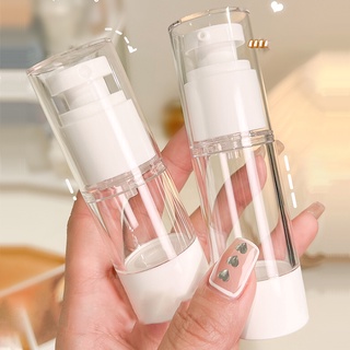 15/30/50/80/100ml Travel Transparent Empty Bottle/Refillable Plastic Vacuum Spray Bottles / Pump Lotion Bottle /Portable Vacuum Pressed Watering Bottle