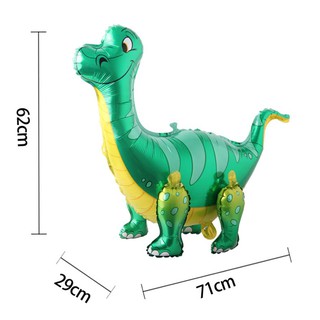 3D dinosaur balloons foil standing green dinosaur tanystropheus dragon birthday deco party favors supplies boy kids toys #4