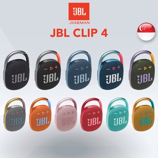 [SG] JBL Clip 4 Portable Wireless Bluetooth Speaker with Integrated Carabiner - Waterproof and Dustproof