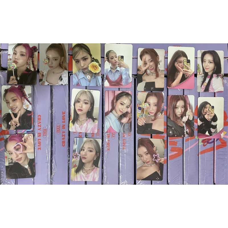 Itzy Crazy in Love CIL Loco Photocards PC Yeji / Lia / Ryujin | Shopee